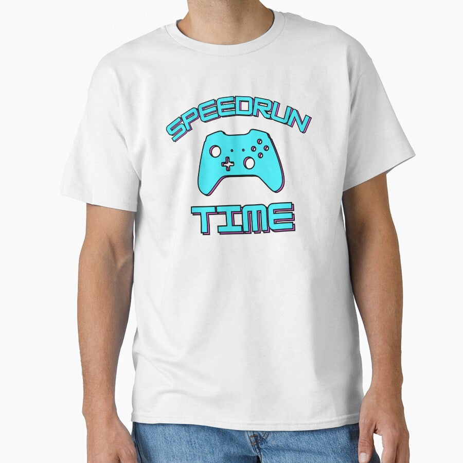 Speedrun Time Controller Design – Neon Gaming Graphic by PHRASEandSTYLE
