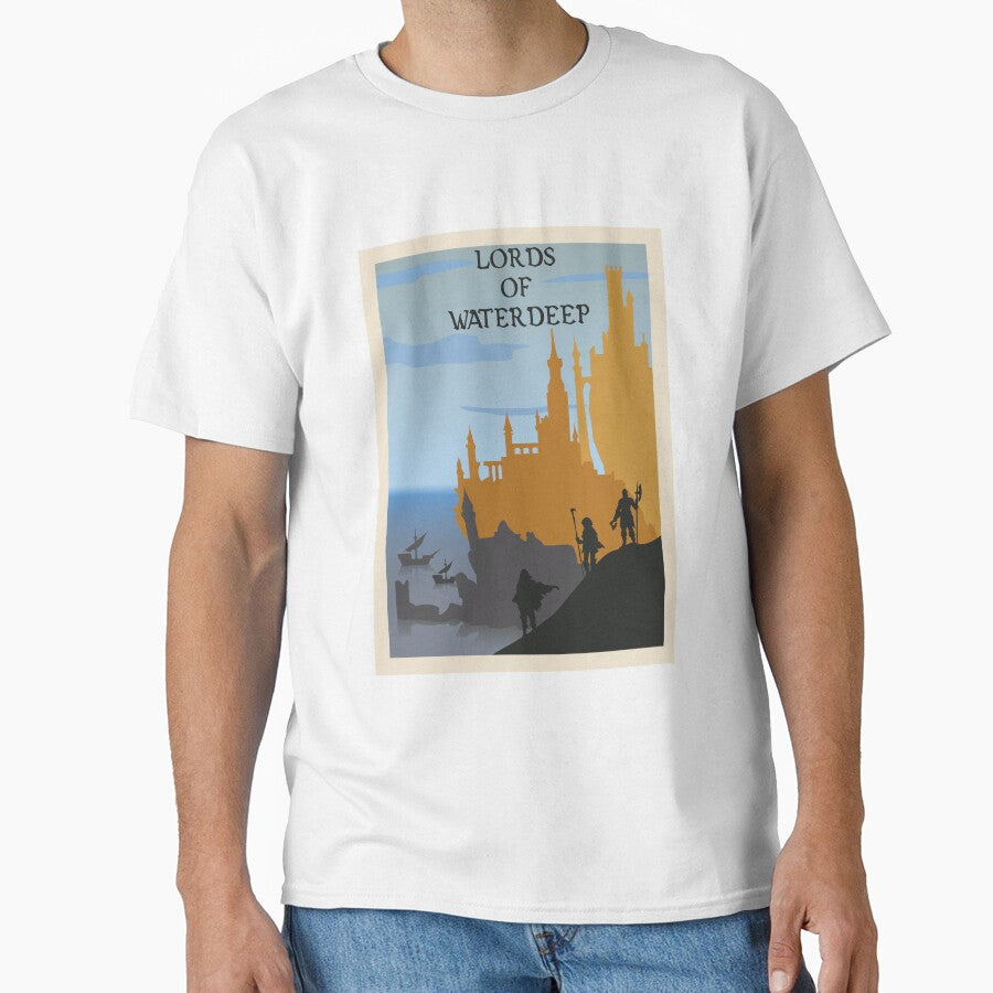Lords of Waterdeep - Board Games - Minimalist Travel Poster Style - Board Game Art by MeepleDesign