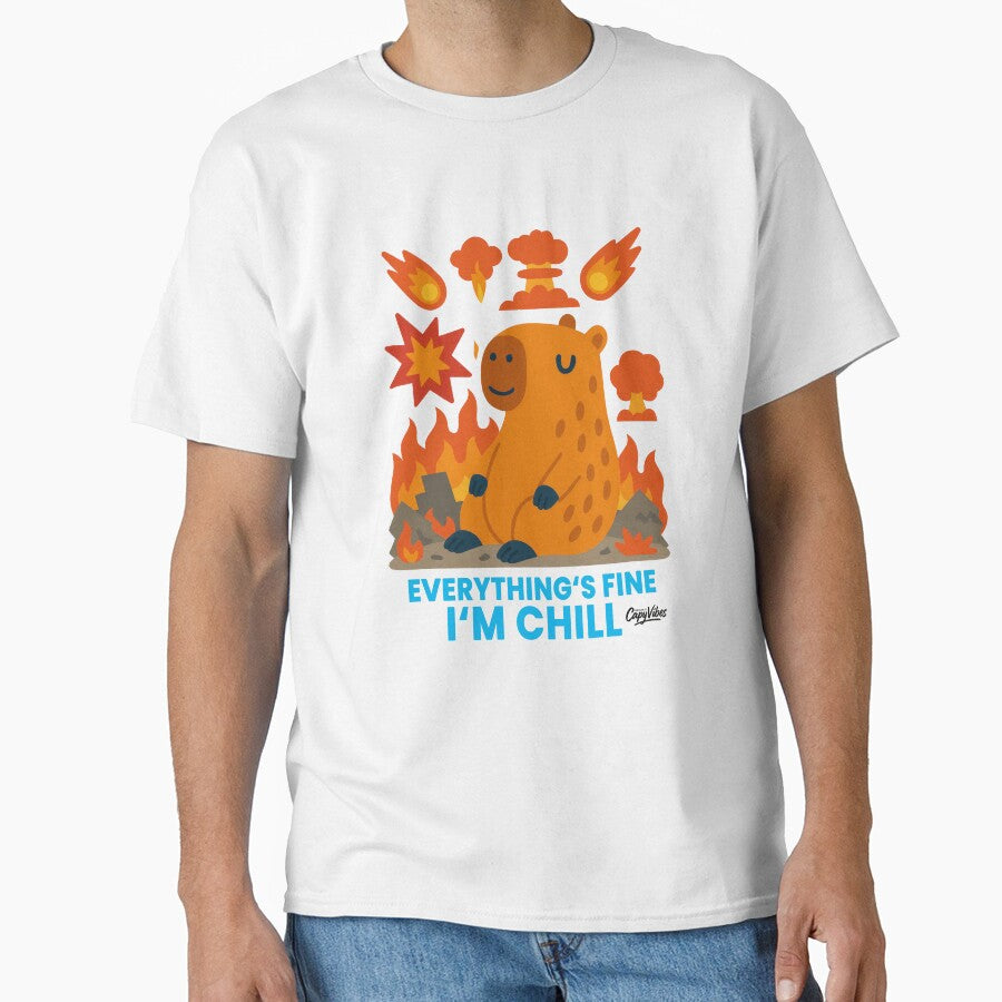 Everything's Fine I'm Chill: Apocalypse Capybara by Capy-Vibes