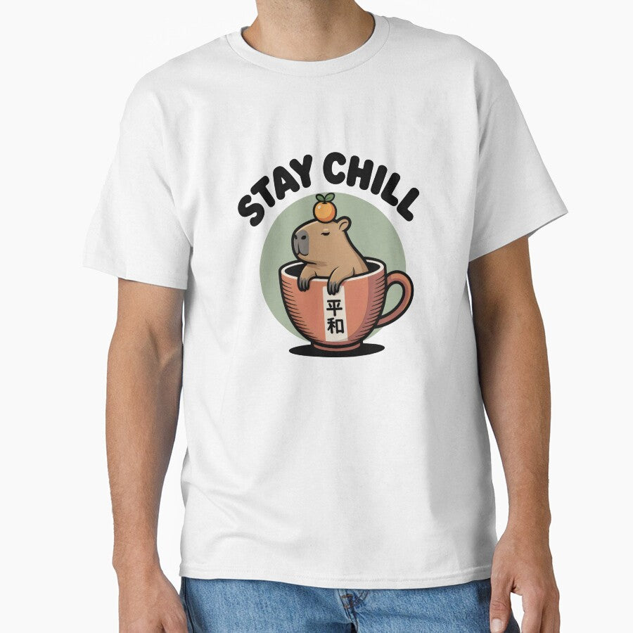 Stay Chill Capybara Zen Lifestyle by SplashTastic