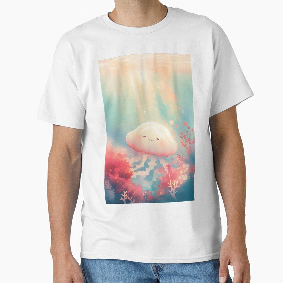 Blissful Jellyfish in Golden Light by AshiraCreations