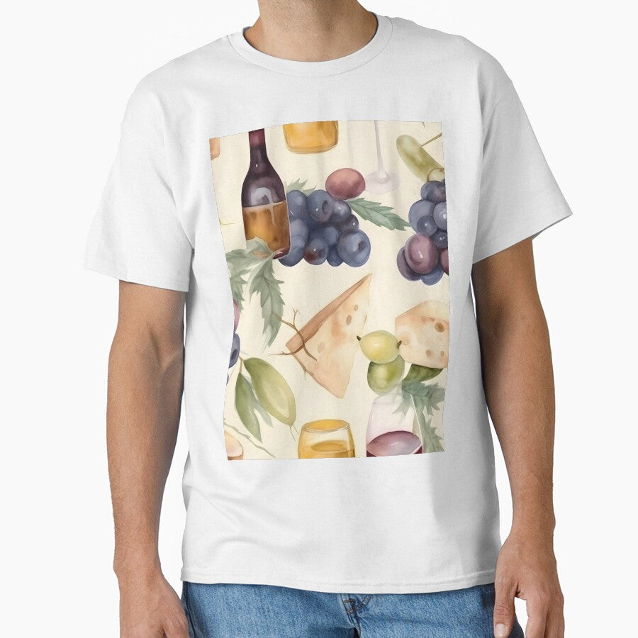 Wine and Cheese Water Color 5 by FantasyRealmOP