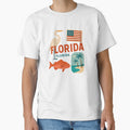Florida Travel Sticker Art Design, Travel Art by SusannesArtShop