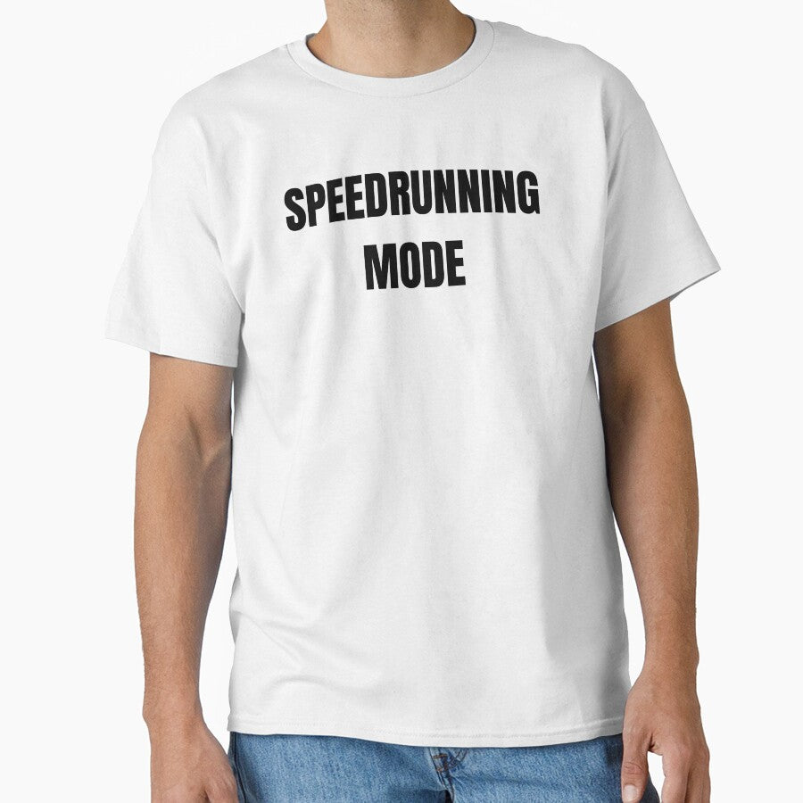 Speedrunning Mode – Bold Minimal Text Gaming Design by PHRASEandSTYLE