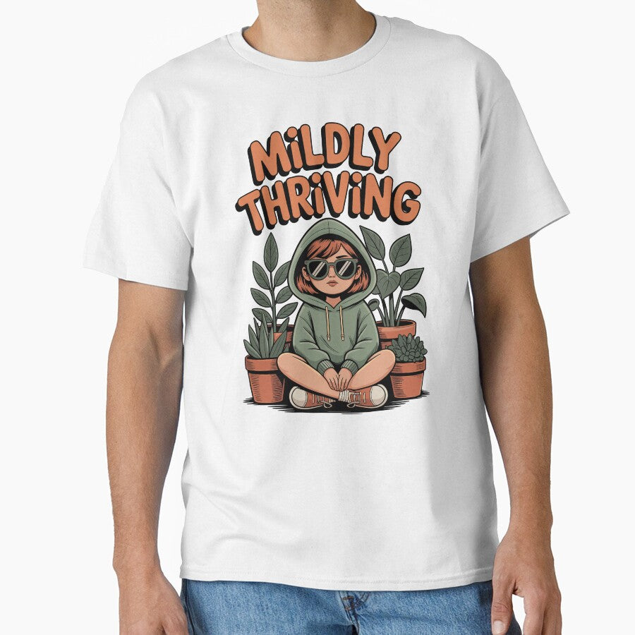 Mildly Thriving — Introvert in a House Plants Jungle by Skull in Wool