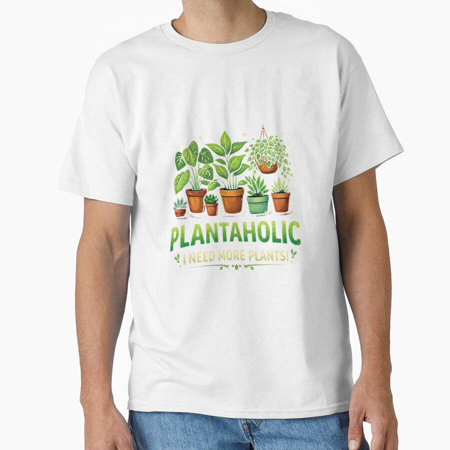 PlantaholicPlantaholic I Need More Plants Funny Plant Lover Gift Cute Houseplant DesignAesthetic Funny Plant Lover Gift Idea for Plant Moms & Indoor Jungle Fans by HubCreates