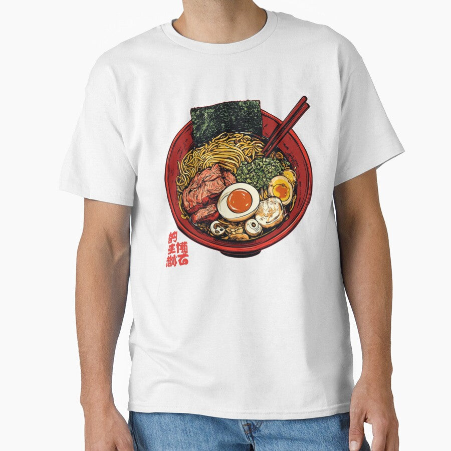 Spicy Ramen Noodles Bowl With Eggs and Beef Buldak by Nightarcade