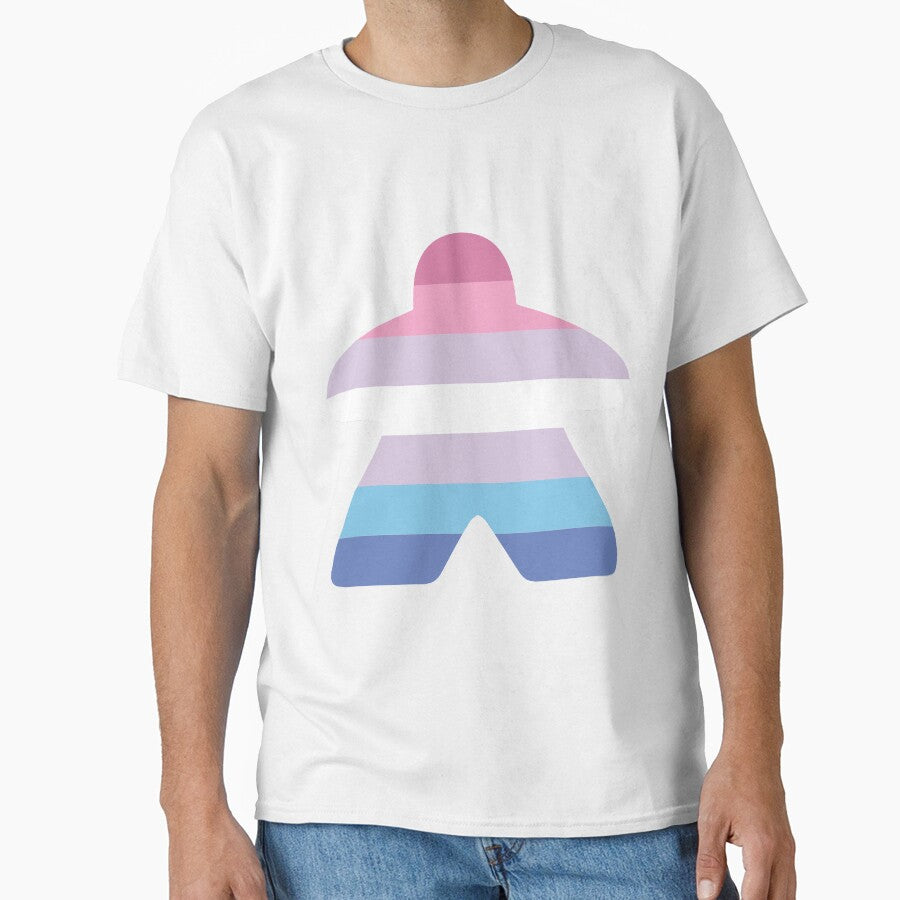 Bigender Pride Flag Meeple by BeamGeeks