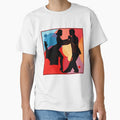 Argentine Tango Dance Couple Silhouette doing a Boleo by infinitetango