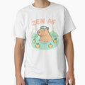 Zen AF Capybara – Hot Spring Pixel Art Chill Vibes by NaturePixel