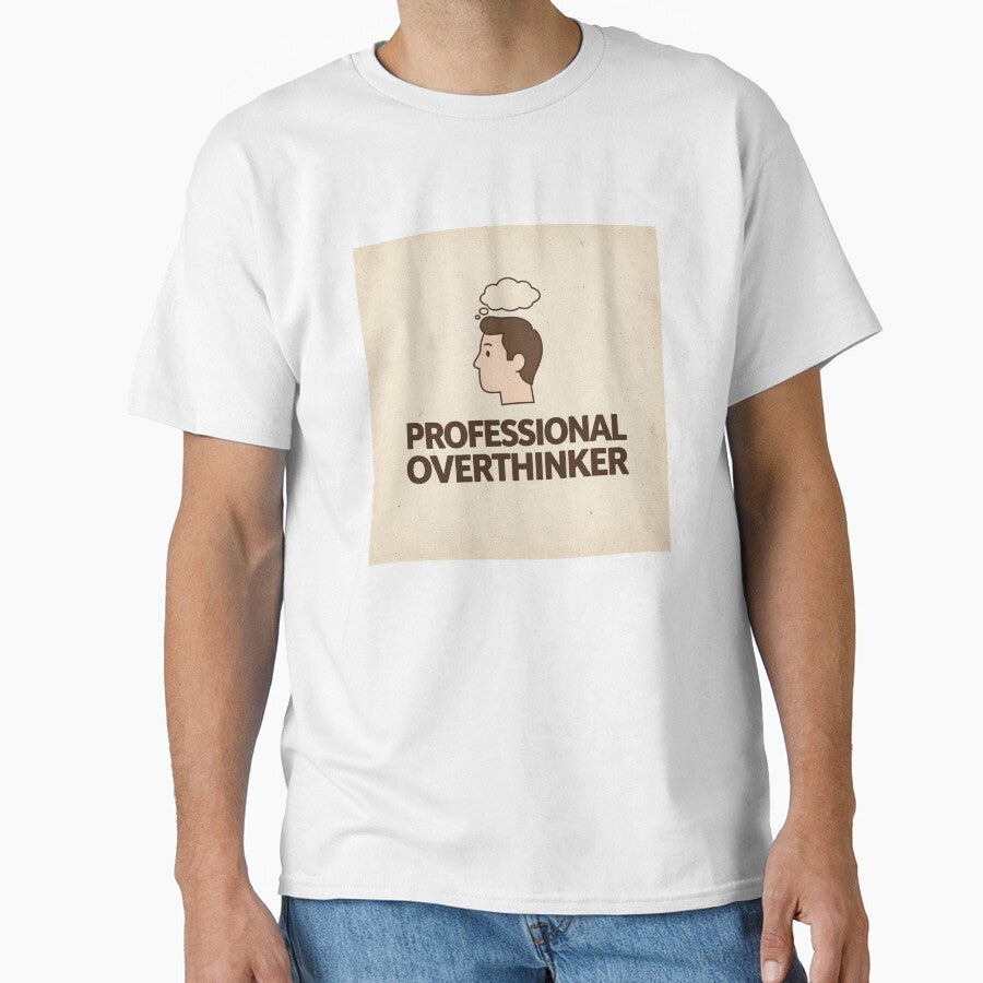 Professional Overthinker Retro Poster by PictorialWhimsy