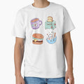 Perfect Breakfast Kawaii Illustration, Set of 4 Cute Kawaii Designs by OFMdesigns