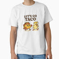 Let’s Go Taco – Taco vs Chicken Cartoon by MoodieClub