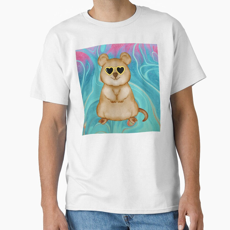 Hippie Quokka with Heart Glasses – Cute Music Festival Vibes by oldschoolway