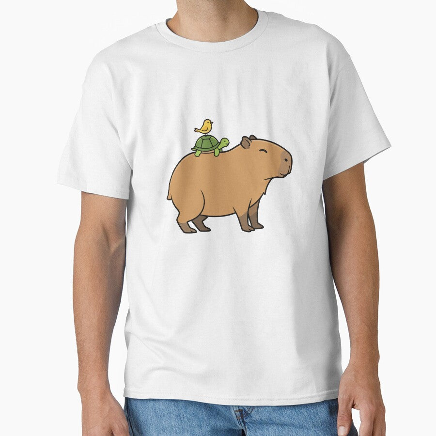 Capybara Stacking Friends Cute Animal Pile by Petzzz