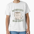 No Thoughts Head Empty Funny Meme Shirt by kaream1308