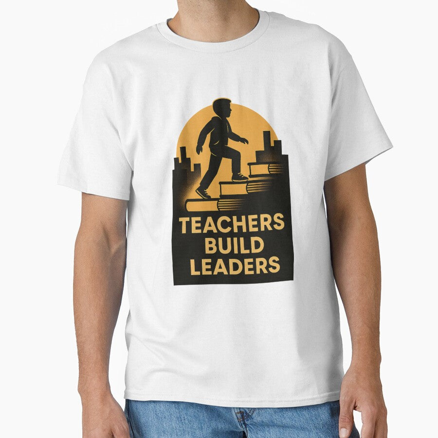 Empowered Educator Shirt – Bold Black Teacher Art Tee by Admoore7