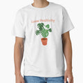 Grow Positivity | Plant Mom | Orange | Monstera | House Plants | Plants | Plant Lady | Plant Lover | Gardener | Gardening | Plant on a Stool by ShoniwDesigns