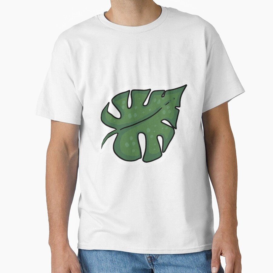 Monstera leaf illustration by wickedfriday