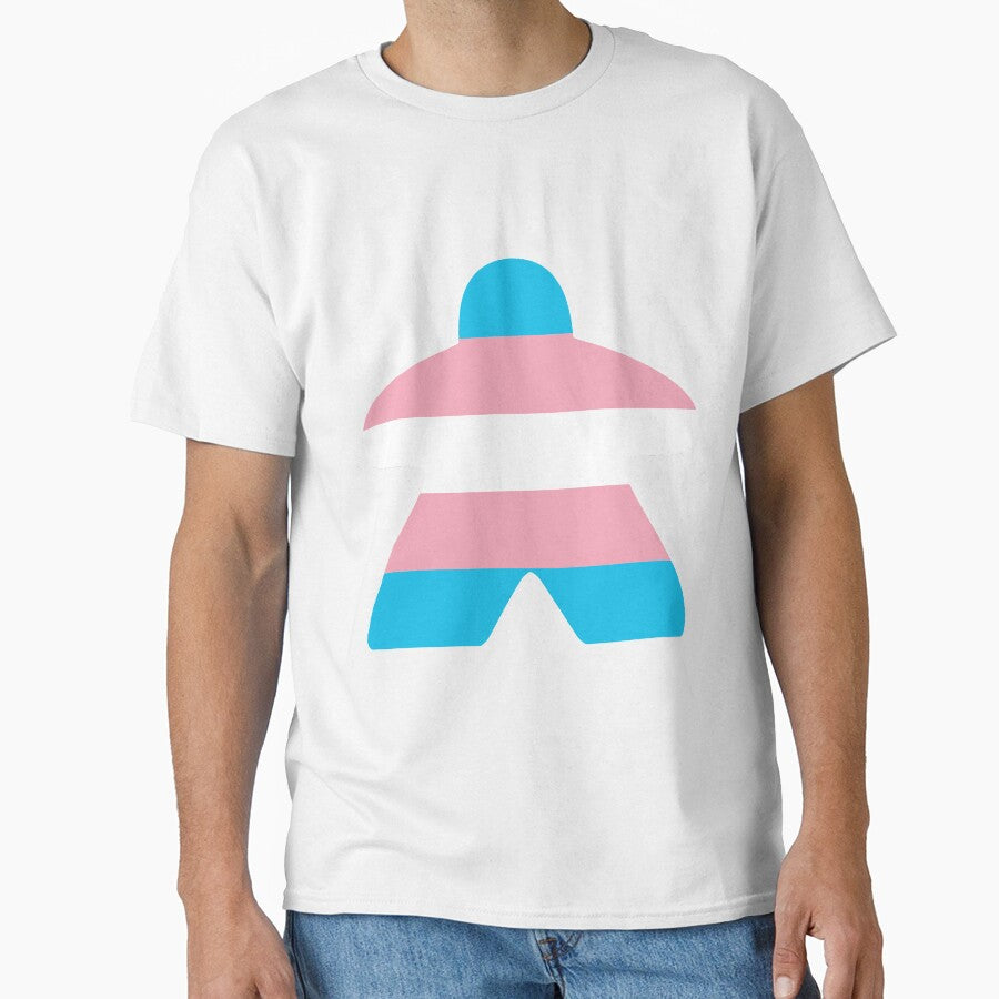 Trans Pride Flag Meeple by BeamGeeks