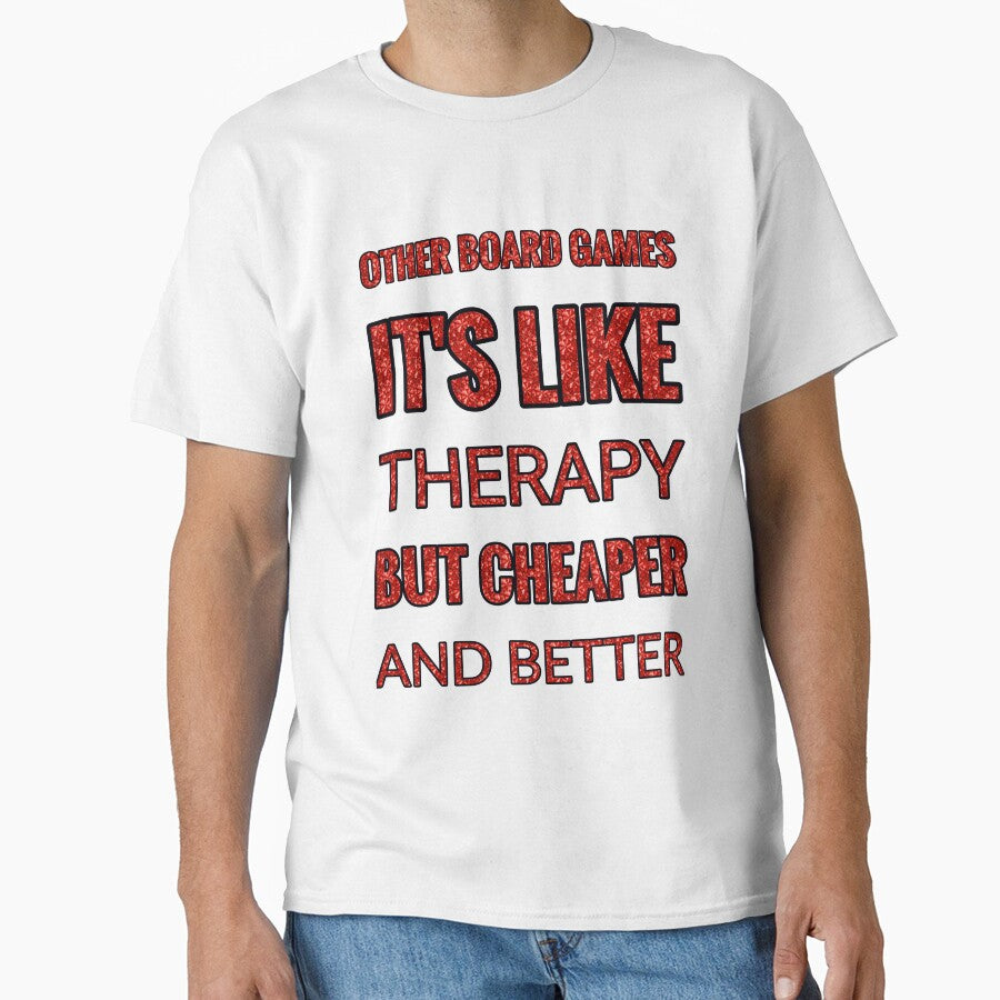 Other Board Games It'S Like Therapy But Cheaper And Better Red Rhinestone by TheIconSmith
