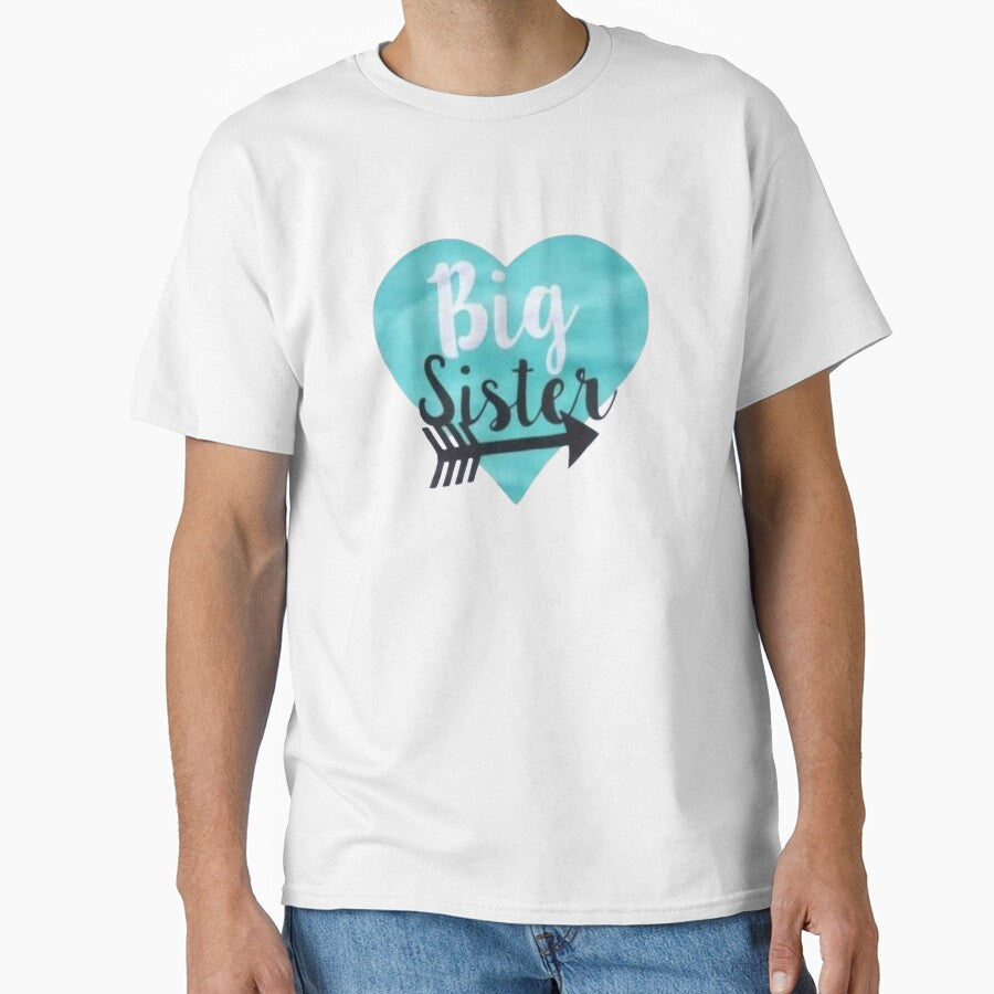 Big Sister Heart Sticker for Pregnancy Announcements by ZyVoAli