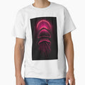 Neon Jellyfish Sunset – Glowing Ocean Synthwave Art by Tarn