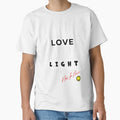 Inhale Love, Exhale Light – Be Here Mindful  Peace Breathing Tee by AATGShop