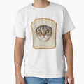 Cat Bread Face by RockFireMerch