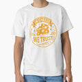 In Cheese We Trust – Funny Cheese Lover Foodie Quote by gunaone-design