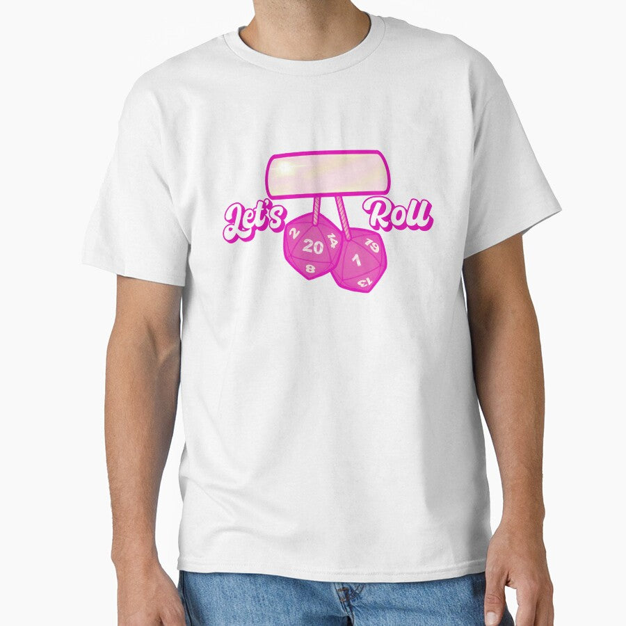 Let's Roll (Hot Pink Version) by Ye Olde Dungeons & Dragons Lorecast Shoppe