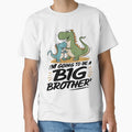 Cute Dinosaur Saying "Im Going To Be A Big Brother" by AlphaTeez