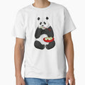 Cute Panda Eating Dumplings Chopsticks by TeeARTHY