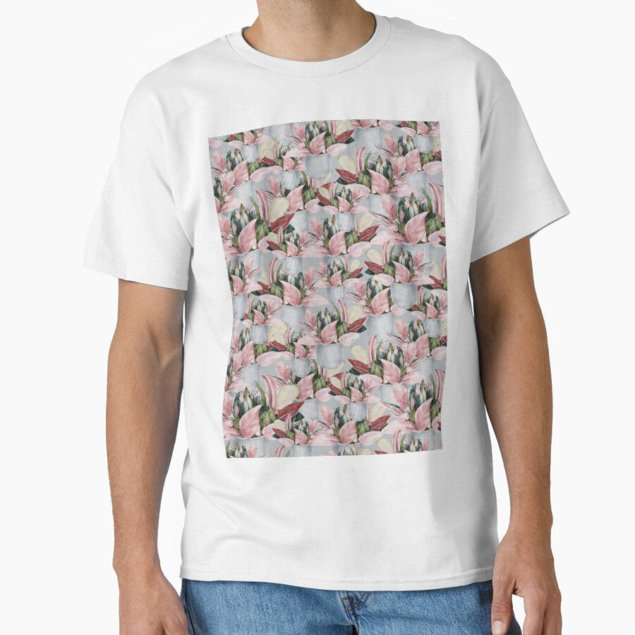 Pink Princess Houseplant Love Nature Pattern by travellb