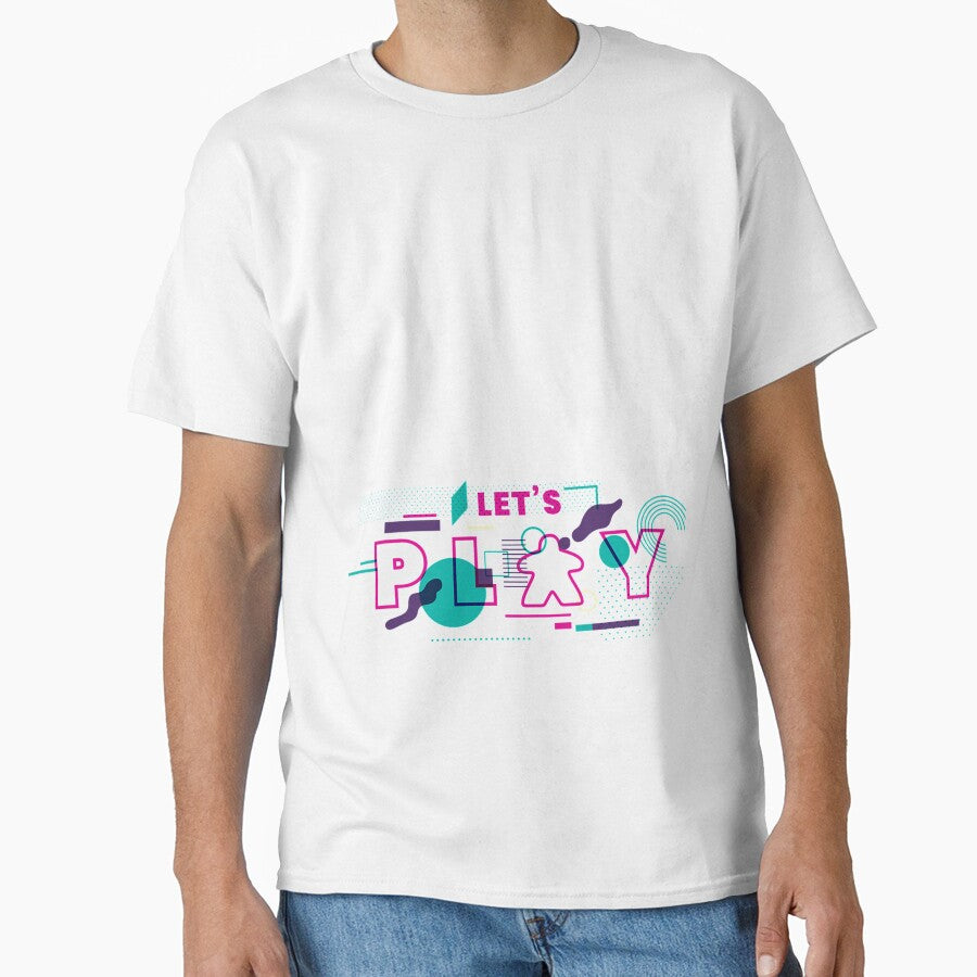 Let'S Play - Meeple Board Game Saying by CoryWolf