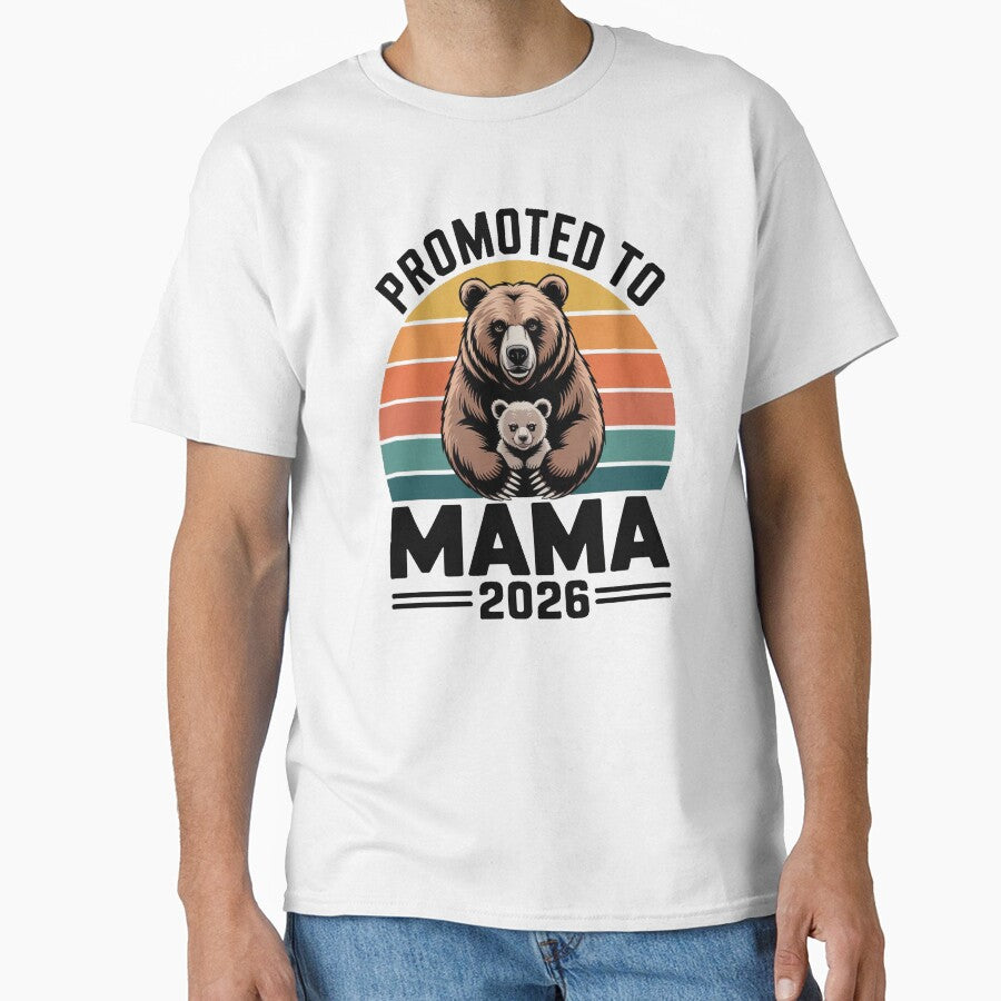 Mom To Be 2026 Retro Bear Family Graphic by QuiteOrbit
