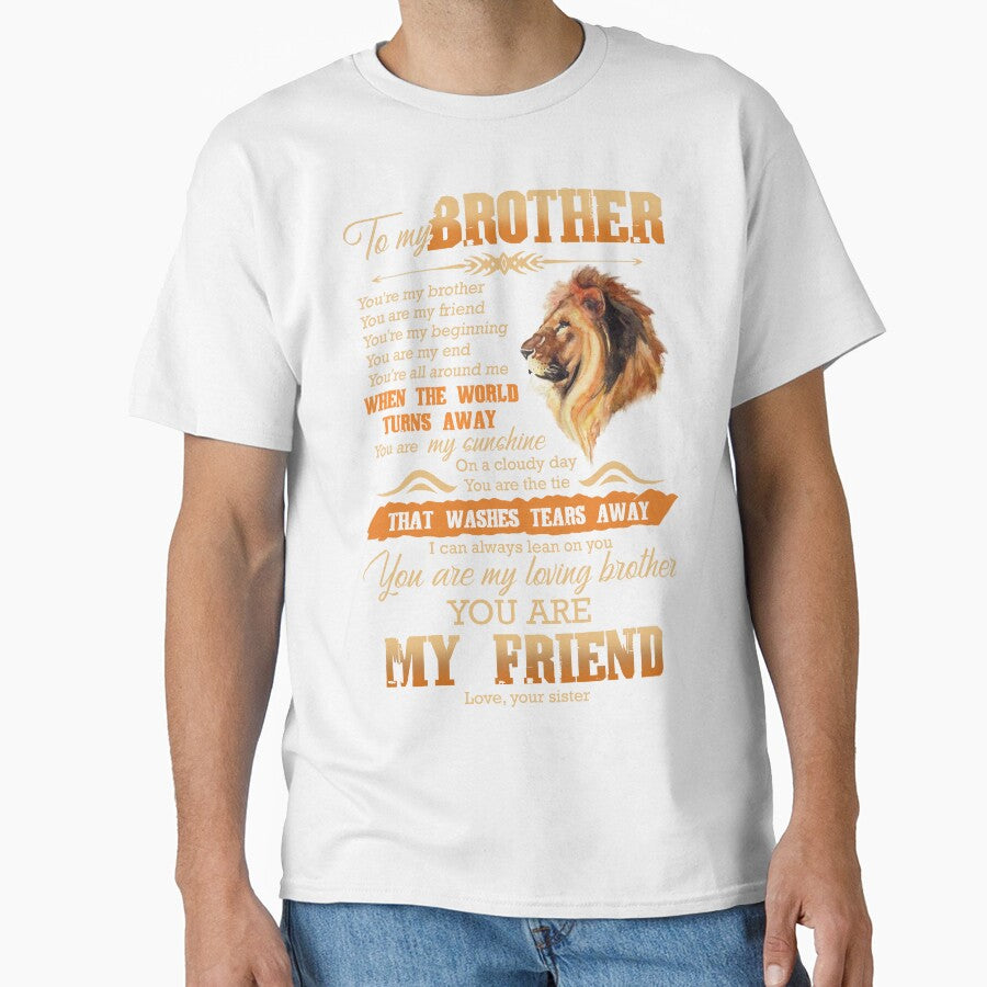 To My Brother - Lion - You Are My Friend by JanArt65
