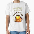 Mentally At Peace Aesthetic | Introvert Calm Mood Tee | Cozy Mental Health Shirt | Soft Minimal Relax Vibes by FunkyVista