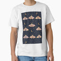 Celestial Moths & Moons Seamless Mystic Pattern by StickyGuys
