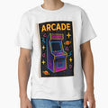 Cosmic Arcade Vibes – Neon Retro Gaming Machine Poster Design by ViNiPu
