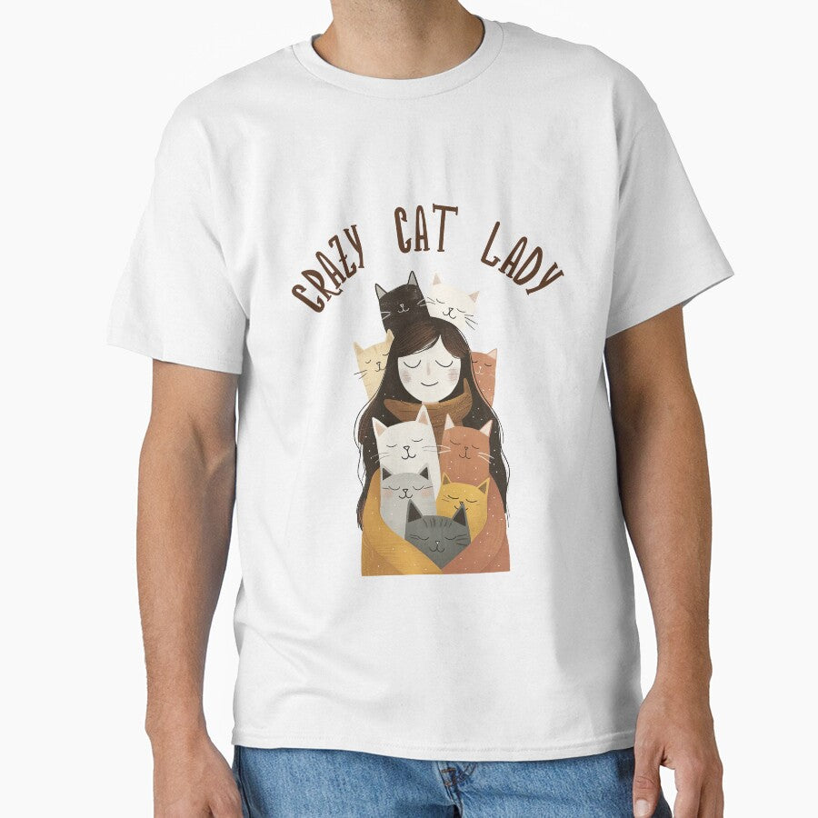 Whimsical Crazy Cat Lady by GolDreamShop