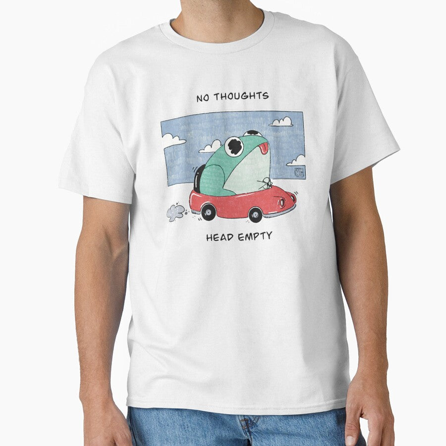 Frog In Car (No Thoughts Head Empty) by LavernHolland
