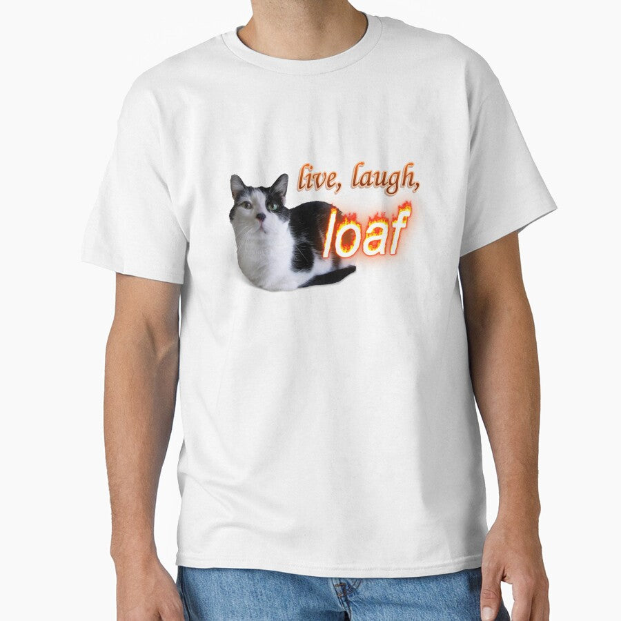 Live Laugh Loaf Cat word art by snazzyseagull