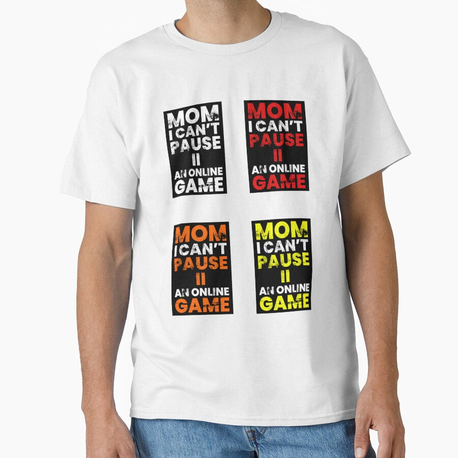MOM i cant Pause an Online Game, Sticker Pack by FNStuff