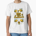 Buzz With Confidence Cute Bee Positivity Motivational Design by inkoutninja