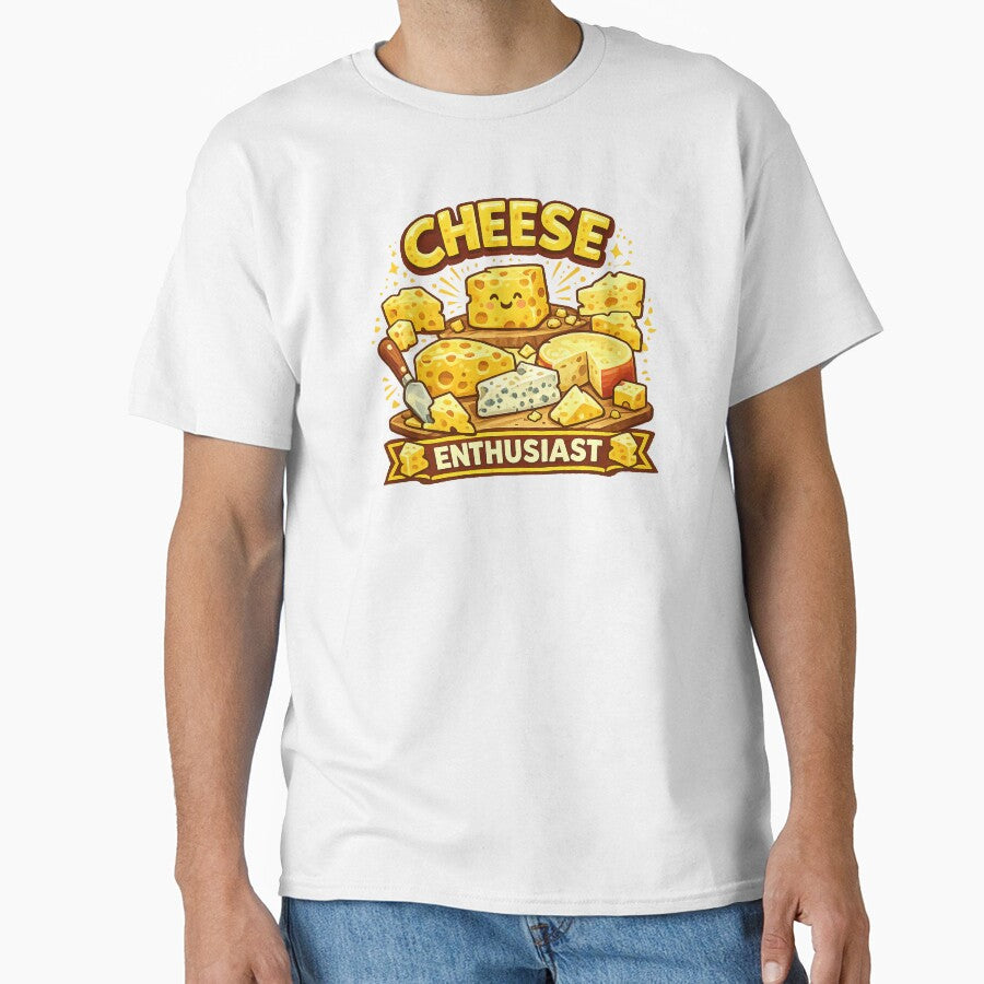 Cheese Enthusiast Funny Food Lover by The Junto Shop