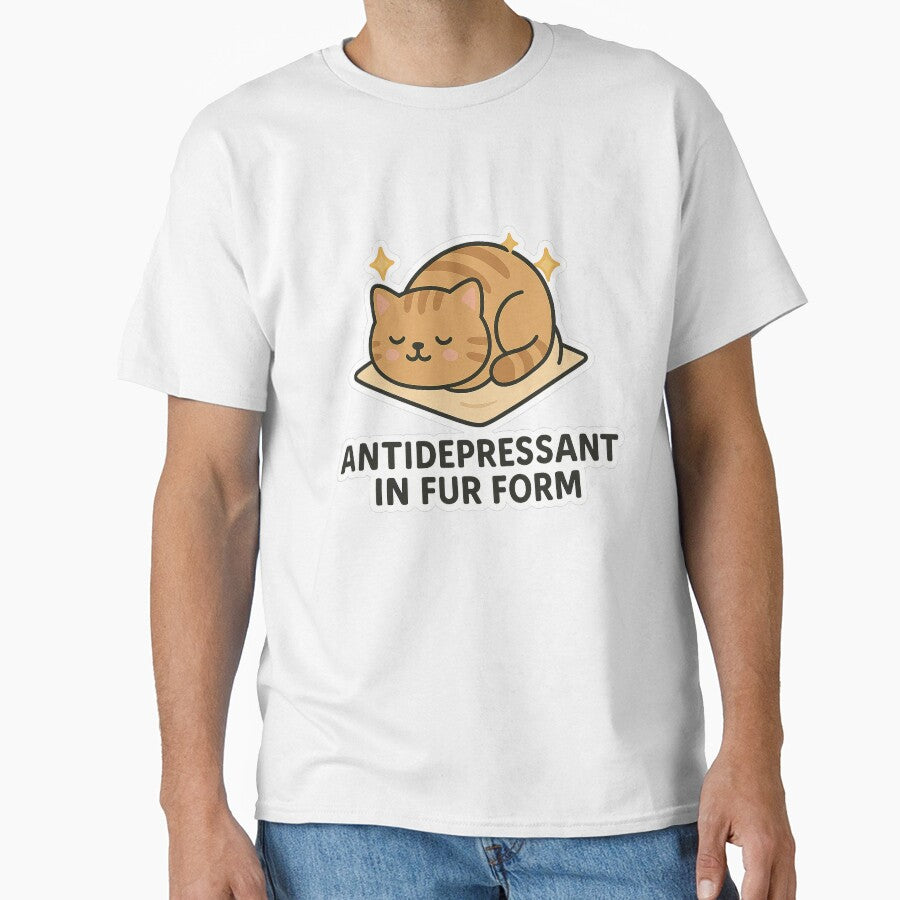 Antidepressant Cat – Cute Loaf Kitty Comfort Sticker by Tripconic