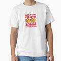 Just a Girl Who Loves Tacos Funny Typography Quote by thedazzlingmonk