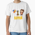 Bold Promoted to Big Sister Sibling Reveal Shirt for sister Sibling design by Colorfulman
