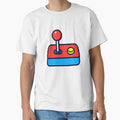 Classic Arcade Joystick, Retro Gaming Art by E.D.CH designs.